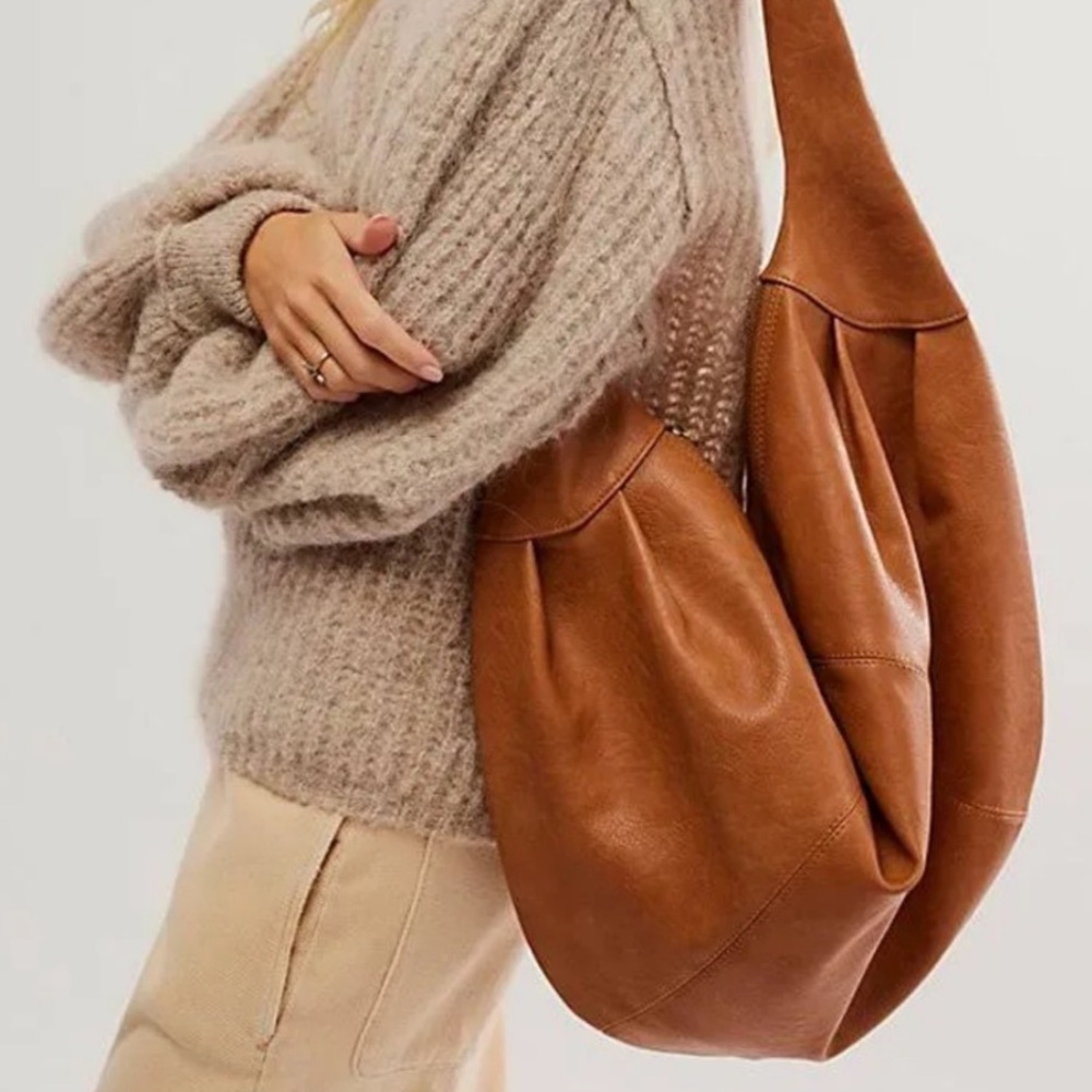Free People Tan Shoulder Bag